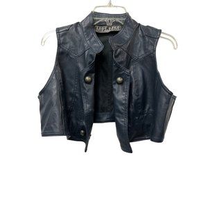 Last Kiss Faux Leather Vest Kids XL
